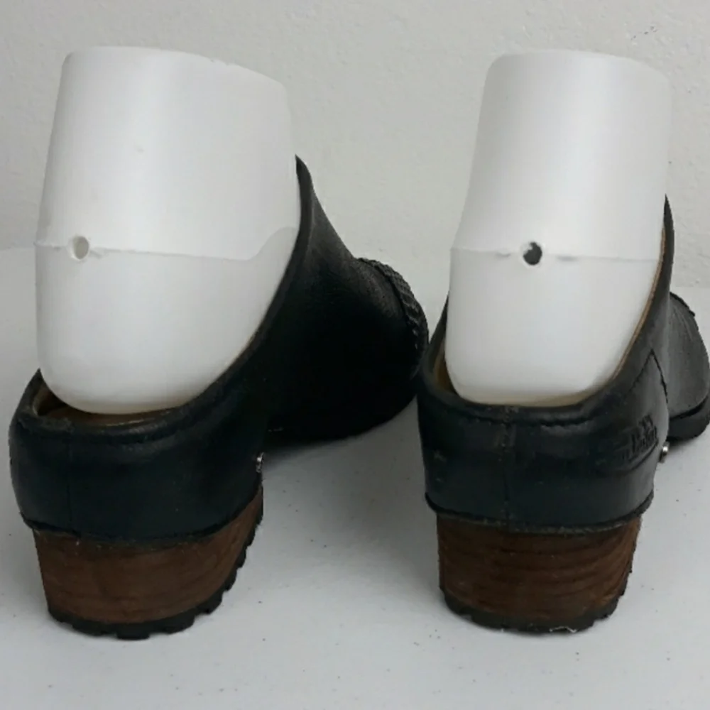 Von Dutch Dalia Black Slide On Mules Size 6 - Picture 4 of 6